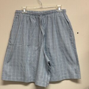 Vintage Women’s Blue Checkered Shorts